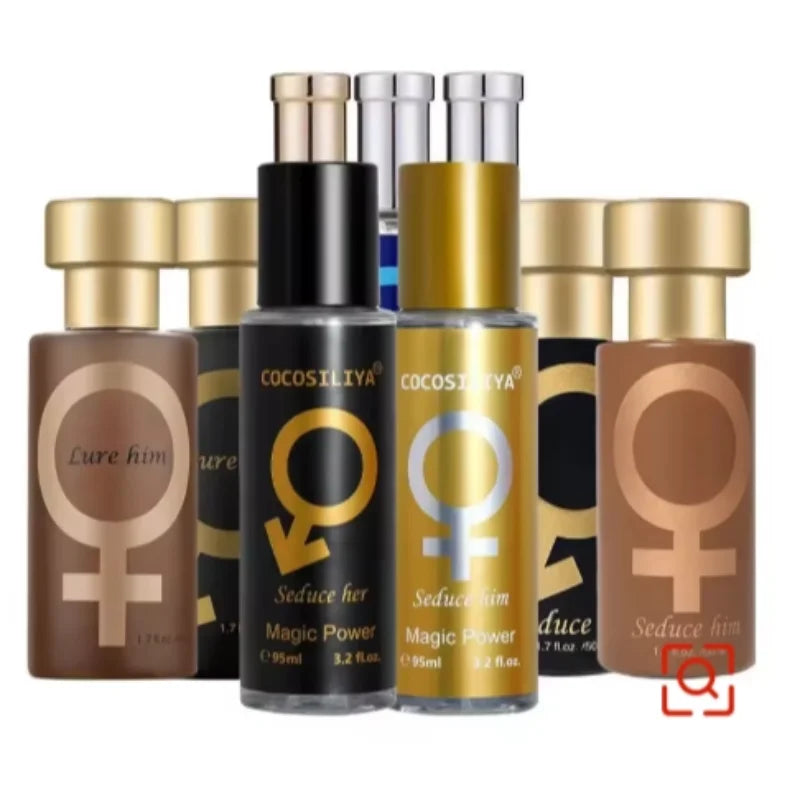 Men's Pheromone Perfume by Blushimmer featuring a sleek bottle with a fresh, elegant fragrance to attract women and boost confidence.