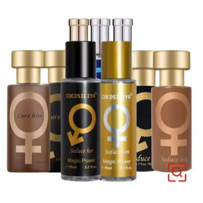 Men's Pheromone Perfume by Blushimmer featuring a sleek bottle with a fresh, elegant fragrance to attract women and boost confidence.