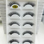 Blushimmer 15 Style 5 pairs 3D false eyelashes, thick faux mink, wispy natural-looking eye lashes for makeup and glamour.