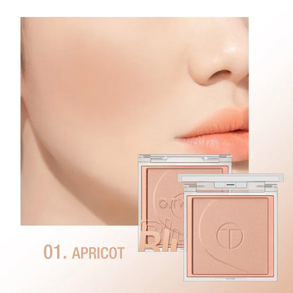 O.TWO.O 6 Color Blusher Mineral Soft Powder Long Lasting Natural Cheek Contour Palette Blush Shadow Matte Rouge Powder