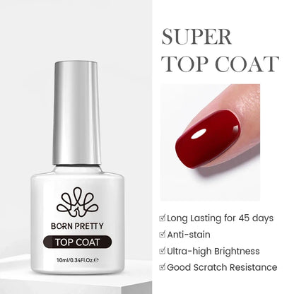 Blushimmer Born Pretty 10ml purple grape cat magnetic gel nail polish with glass beads and whitening guava accents.