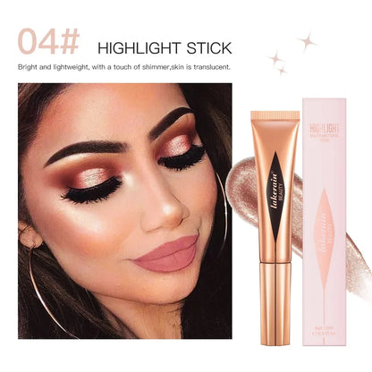 Blushimmer multifunctional makeup pen with liquid blush, bronzer, contour, highlighter, and sponge tip for versatile beauty application