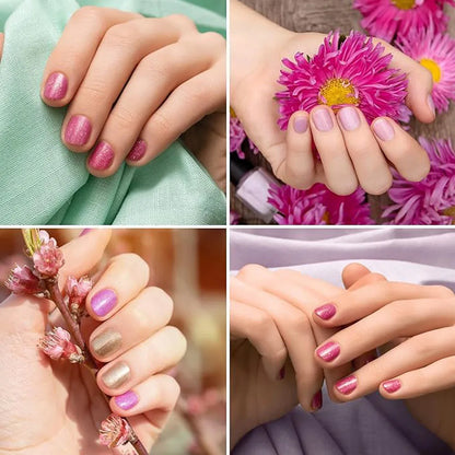 Blushimmer acrylic nail kit with acrylic powder, liquid, UV lamp, and gel nails supplies for DIY manicures and gel nail extensions.