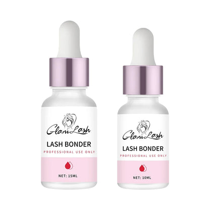 Blushimmer GLAMLASH 10ml eyelash extension super bonder fixing agent bottle with applicator tip