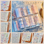 10Rolls Plaid Thousand-Bird Bow  Stars Nail Foils Transfer Paper  Nail Art Stickers  Manicure Set Decal  Nails Decoration