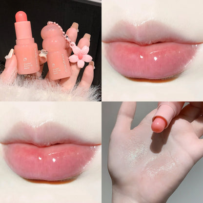 Hydrating Fruit Lip Balm Pendant, Tinted Moisturizing Lip Care for Fall & Winter, Prevents Dry Cracking, Refreshing Fruit Flavor