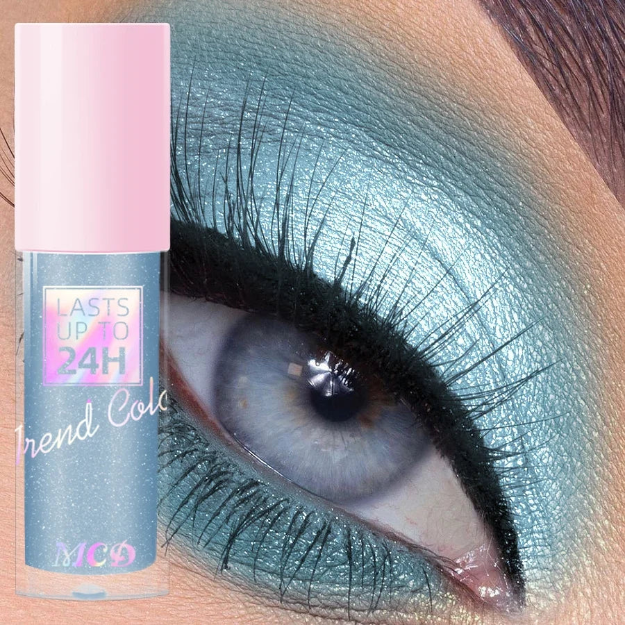 8 Color Metallic Waterproof Liquid 1PC Eyeshadow-High Shine Long-Lasting & Smudge-Proof Korean Makeup Gifts Glitter Eye Shadow