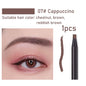 Blushimmer waterproof eyebrow pencil with brush, long-lasting, peel-off microblading tool for permanent makeup.