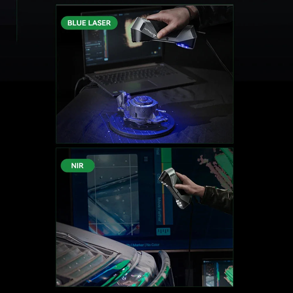 Creality CR-Scan Raptor 3D Scanner for K1/KC1/K1-Max Hybird Blue Laser & NIR Maximum 0.02mm Accuracy