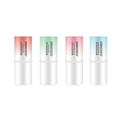 Blushimmer fruit flavor women's deodorant stick with long-lasting fragrance in portable solid balm form, easy to use.