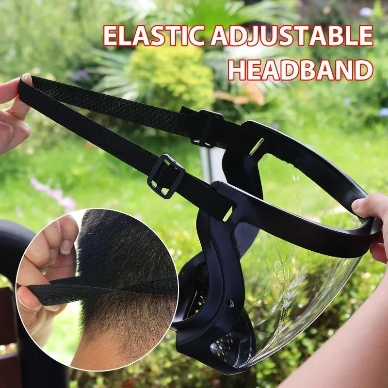 Safety Goggles Full Face Protective Mask for Men and Women Protective Mask Glasses Goggles Full Face Anti-splash Dust Mask