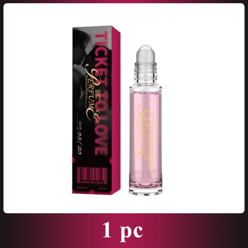 Blushimmer pheromone perfume bottle with elegant design, showcasing a high-quality, long-lasting fragrance attractive to men and women.