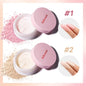 Setting Powder long-Lasting Matte Pink Finish Oil Control Makeup Fixation Removal Pore Modification Setting Cosmetics one size