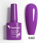 Venalisa HEMA TPO free nail gel polish with glitter, full coverage in pink nude, designed for UV and LED French nail applications.