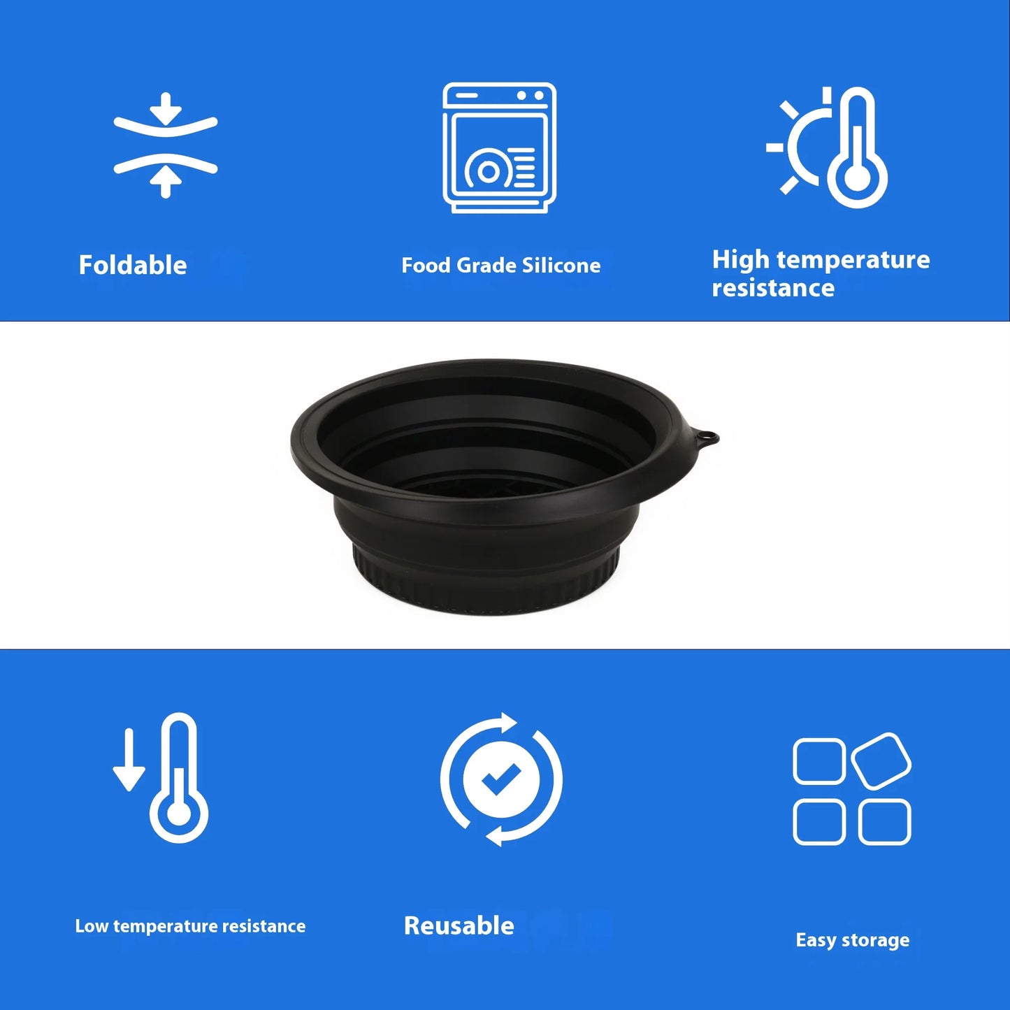 Foldable Silicone Face Ice Bath Tray Cold Therapy for Facial Puffiness Portable Cryo Skin Tool Travel Beauty Bowl Facial Tool