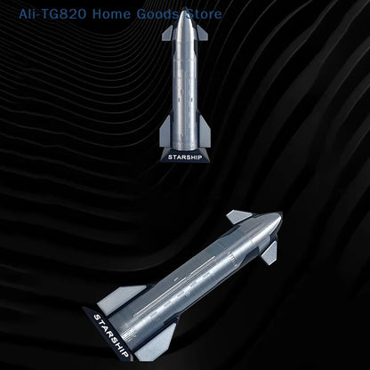 [TG820]Premium Starship Model Space X Starship Model Space Vehicle Desk Decoration Collectible Model Toys Kids Gifts