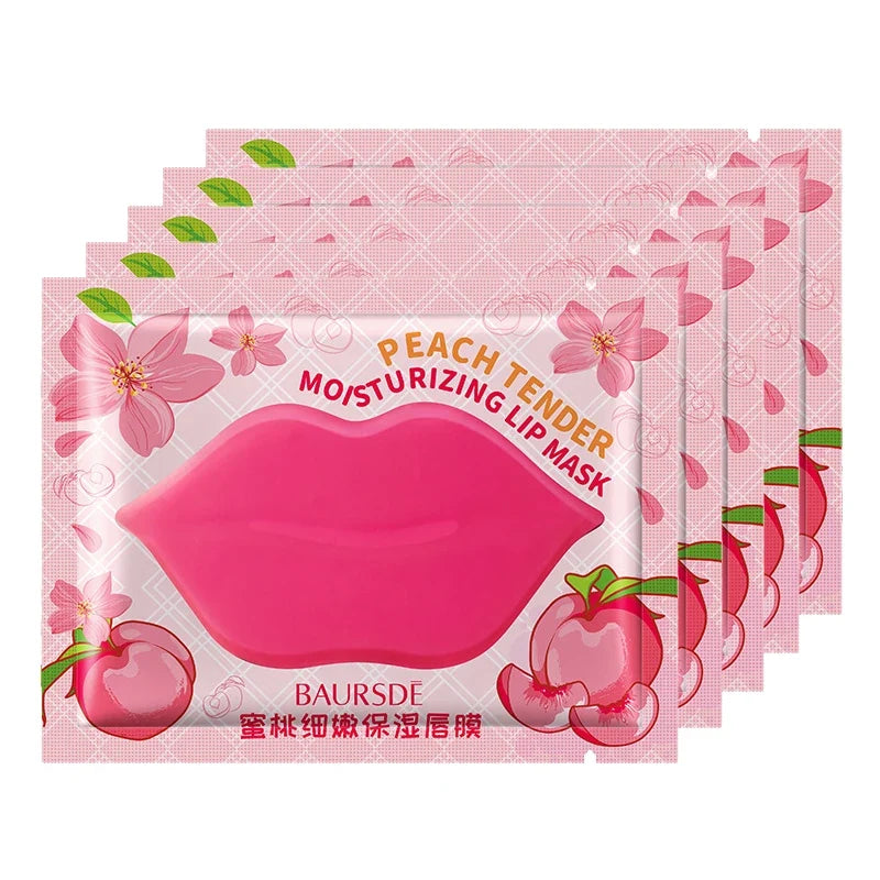 Blushimmer collagen nourishing lip mask with moisturizing fruit essence, firming and anti-wrinkle lip patch for skincare.