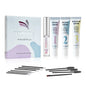 Blushimmer Permania eyelash lift and brow lamination kit with curling tools and adhesive for instant eyelash and brow enhancement.