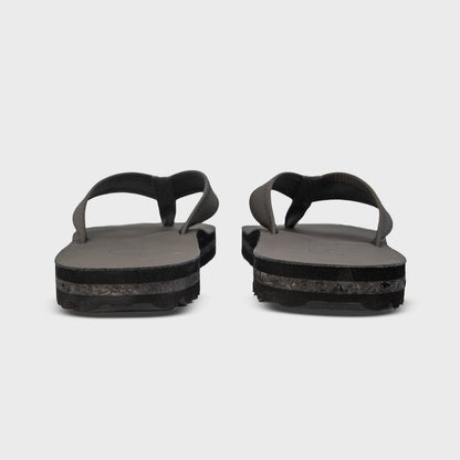 Rear view of Fleks Seagrove Flip Flops in Nightfall color, showing comfortable straps and casual style.