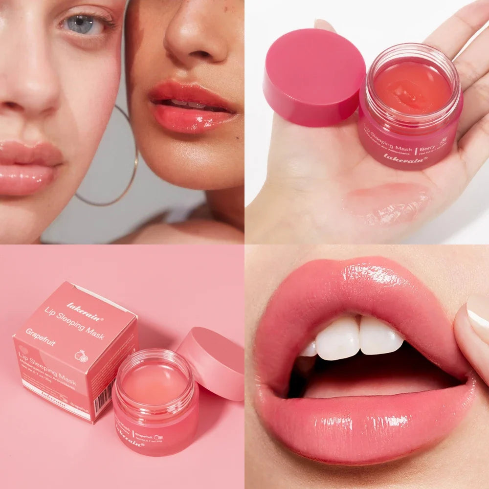 Blushimmer Laneige Makeup Lips Sleeping Hydrated Balm and Nourishing Lip Mask for day and night use, moisturizing and softening lips.