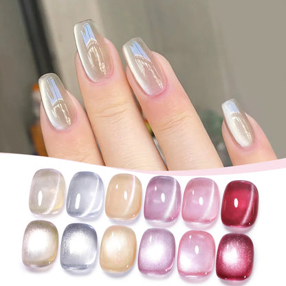 Born Pretty 117 Colors cat magnetic gel nail polish in 10ml bottle, showing vibrant semi-permanent, full coverage manicure varnish.
