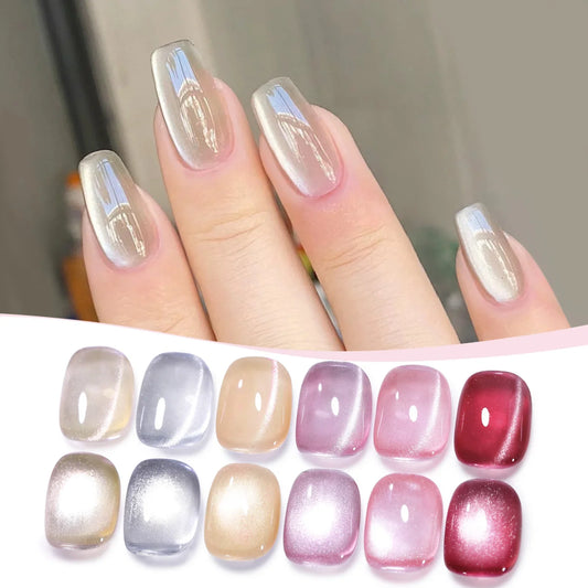 Born Pretty 117 Colors cat magnetic gel nail polish in 10ml bottle, showing vibrant semi-permanent, full coverage manicure varnish.
