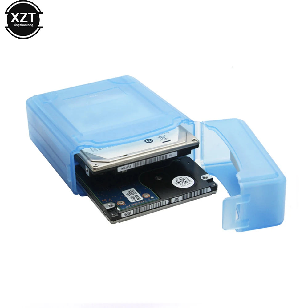 2.5 inch IDE SATA HDD Hard Disk Drive Protection Storage Box Plastic Protective Case Ultra Strong Buckle Hard Drive Housing