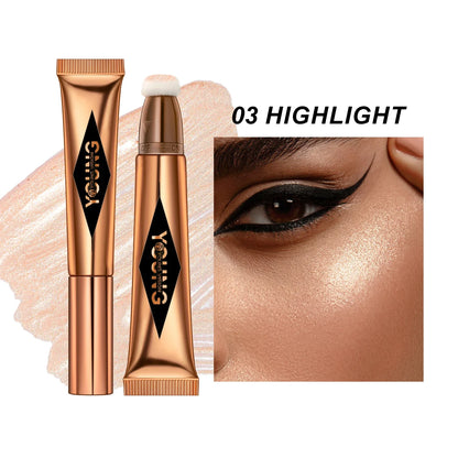 Blushimmer 6-color cotton blush cushion with skin-friendly highlighter, soft blend, and natural glow in a blush pink compact.