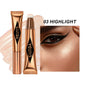 Blushimmer Young Vision air cushion powder blusher, high gloss stick makeup liquid rouge in six color options, displayed in packaging.