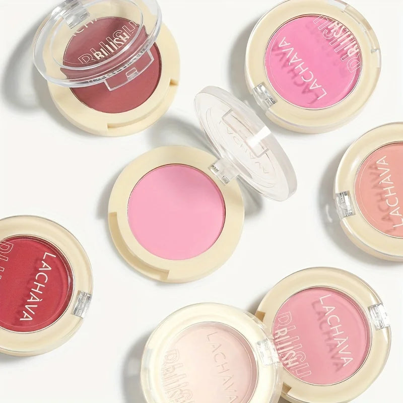 Blushimmer pearlescent blush powder for brightening and long-lasting facial makeup, waterproof and suitable for a radiant skin glow.