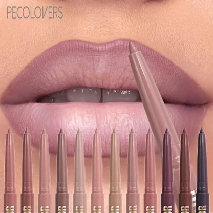 Blushimmer matte lip liner pen with waterproof, long-lasting formula, easy glide, moisturizing, suitable for all skin types, lip makeup