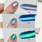 MIANEL 12ml Emperor Green cat eye gel nail polish from Blushimmer, showing a vibrant green shade with a glossy finish.