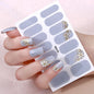 Blushimmer DIY nail stickers with spring and summer floral designs, self-adhesive full cover nail decoration strips.