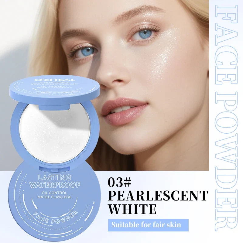 Blushimmer Ocheal Matte Face Setting Powder and Oil-Control Foundation pressed powder for full coverage and radiant, lightweight makeup.
