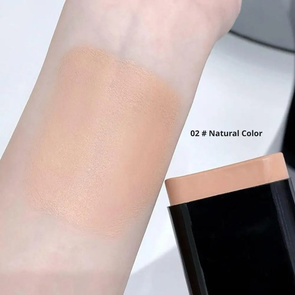 Blushimmer 2-in-1 lightweight foundation stick with full coverage, hydrating formula, natural finish, and radiant long-lasting makeup.