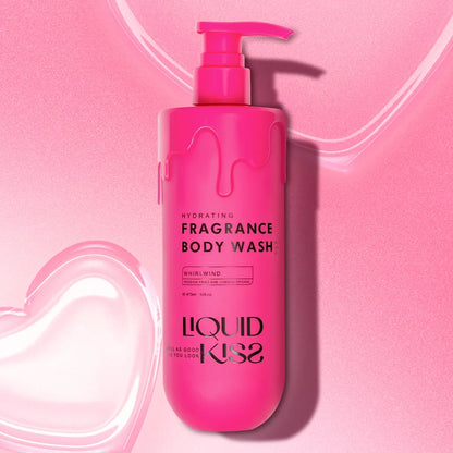 LIQUID KISS Body Wash for Women Oat Etract Moisturizing Shower Deep Moisture WHIRLWIND Fragrance Body Bath Shower Gels 473 Ml