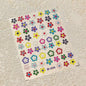 1pc Flower Nail Stickers Summer Floral Leaf Plant 5D Embossed Nail Slider Decals Self-Adhesive Nail Art Supplies Manicure Decor