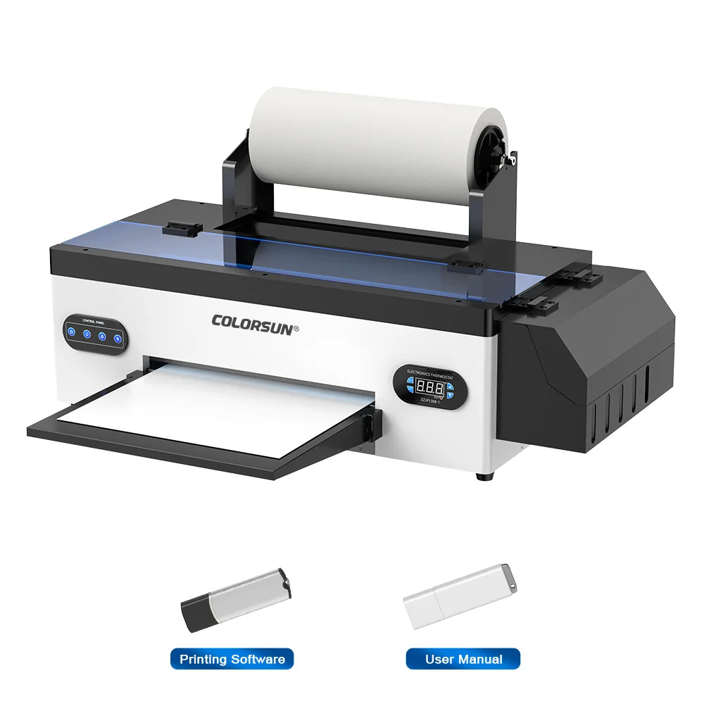 Colorsun A3 DTF Printer For Epson R1390 Impresora A3 DTF Direct to Film Printer Machine For T-Shirt Hoodies Bags A3 DTF