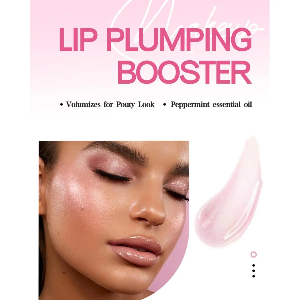 Blushimmer Handayan 6-color lip plumper gloss with honey oil, moisturizing, transparent shine booster, makeup beauty product