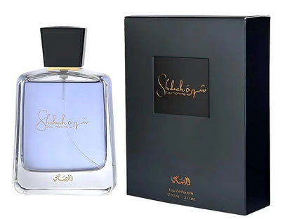 Blushimmer 100ML Rasasi Hawas for Men Eau de Parfum with sleek bottle, showcasing luxurious masculine scent and elegant design.
