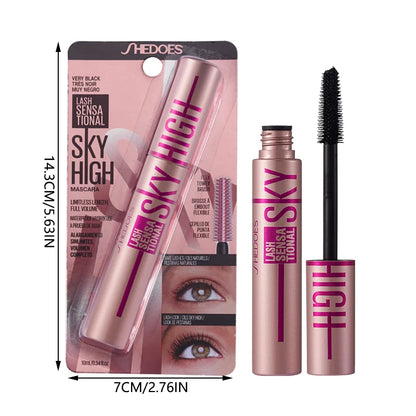 4D Waterproof Mascara - Black Lengthening & Thickening