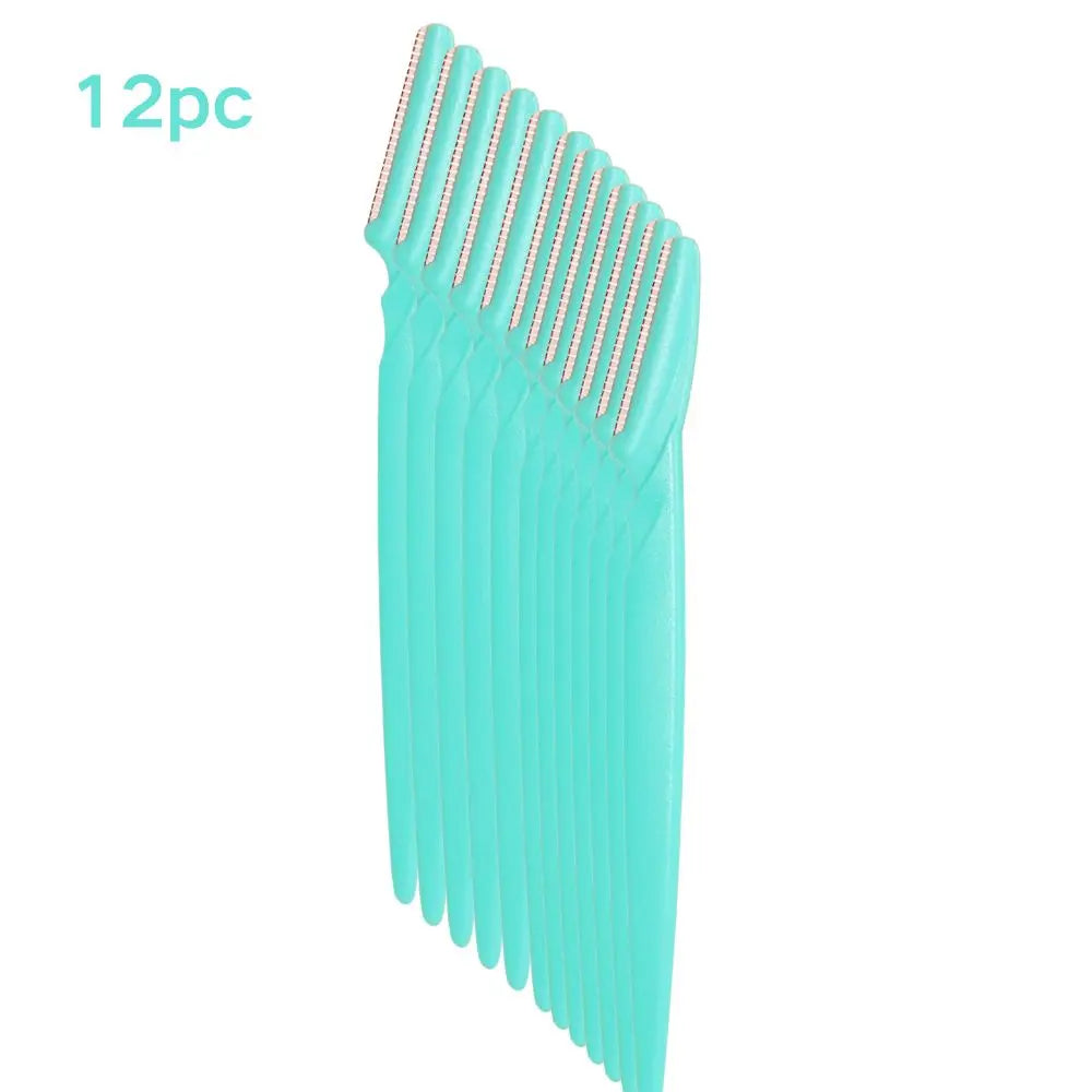 Blushimmer eyebrow trimmer and face razor with sharp blades, portable hair remover for eyebrows and facial hair epilation.
