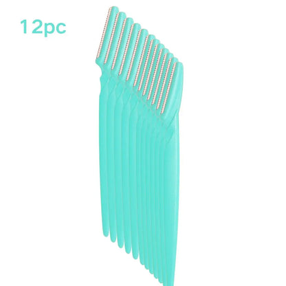 Blushimmer eyebrow trimmer and face razor with sharp blades, portable hair remover for eyebrows and facial hair epilation.