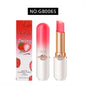 Blushimmer OMGA color-changing lip balm in peach flavor, moisturizing, waterproof, and temperature-sensitive jelly lipstick on smooth lips