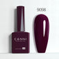 Blushimmer CANNI Hema Free Nail Gel Polish fall collection with semi-permanent diamond top coat, featuring red and jelly nude shades in 9ml
