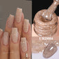 Blushimmer UR SUGAR 15ml jelly milky white translucent gel polish for semi-permanent UV nail art, soak-off gel varnish.