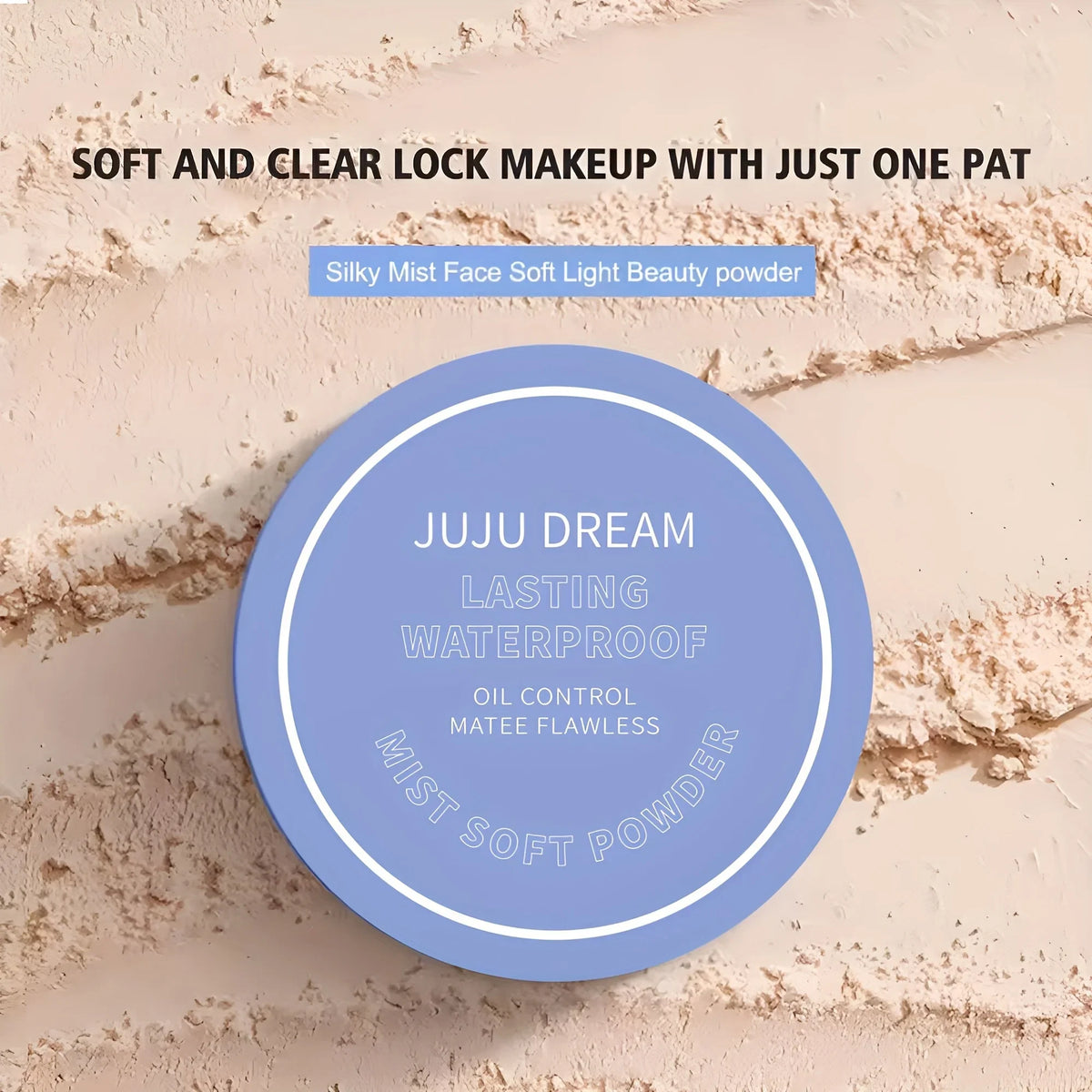 Blushimmer silk soft pressed powder makeup with matte finish, lightweight concealer, and oil control for a smooth, full-coverage look.
