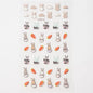 Cute Cat and Dog 3D nail decals by Blushimmer featuring animal cartoon designs for fun, decorative Y2K-style nail art stickers.