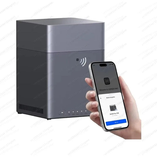 DH4300 Plus 4-Bay Desktop NAS, 120TB Capacity (Diskless), 8GB RAM Remote Access & AI Photo Album Network Storage