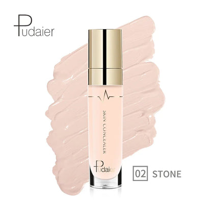 Blushimmer face contour concealer palette with liquid waterproof foundation and correctors for dark skin tones, professional makeup.